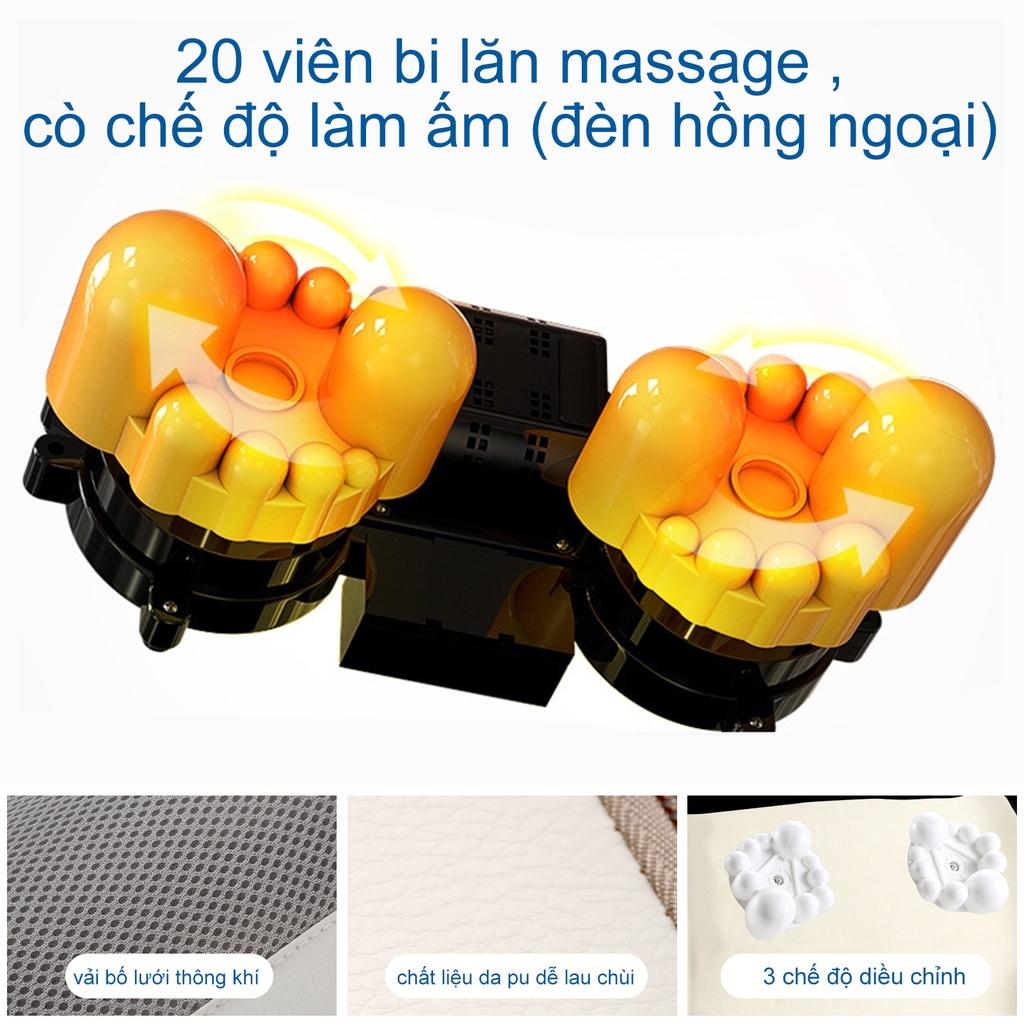 Gối Massage Hồng Ngoại Xiaomi Bomidi MP1- 20 Bi Trị Liệu , Mát Xa Cổ, Lưng, Vai Gáy - Hàng nhập khẩu