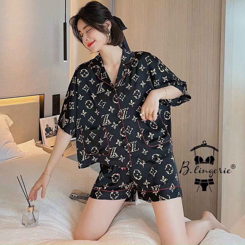 Pijama Nữ Ngắn Logo Eo Vì - B.Lingerie