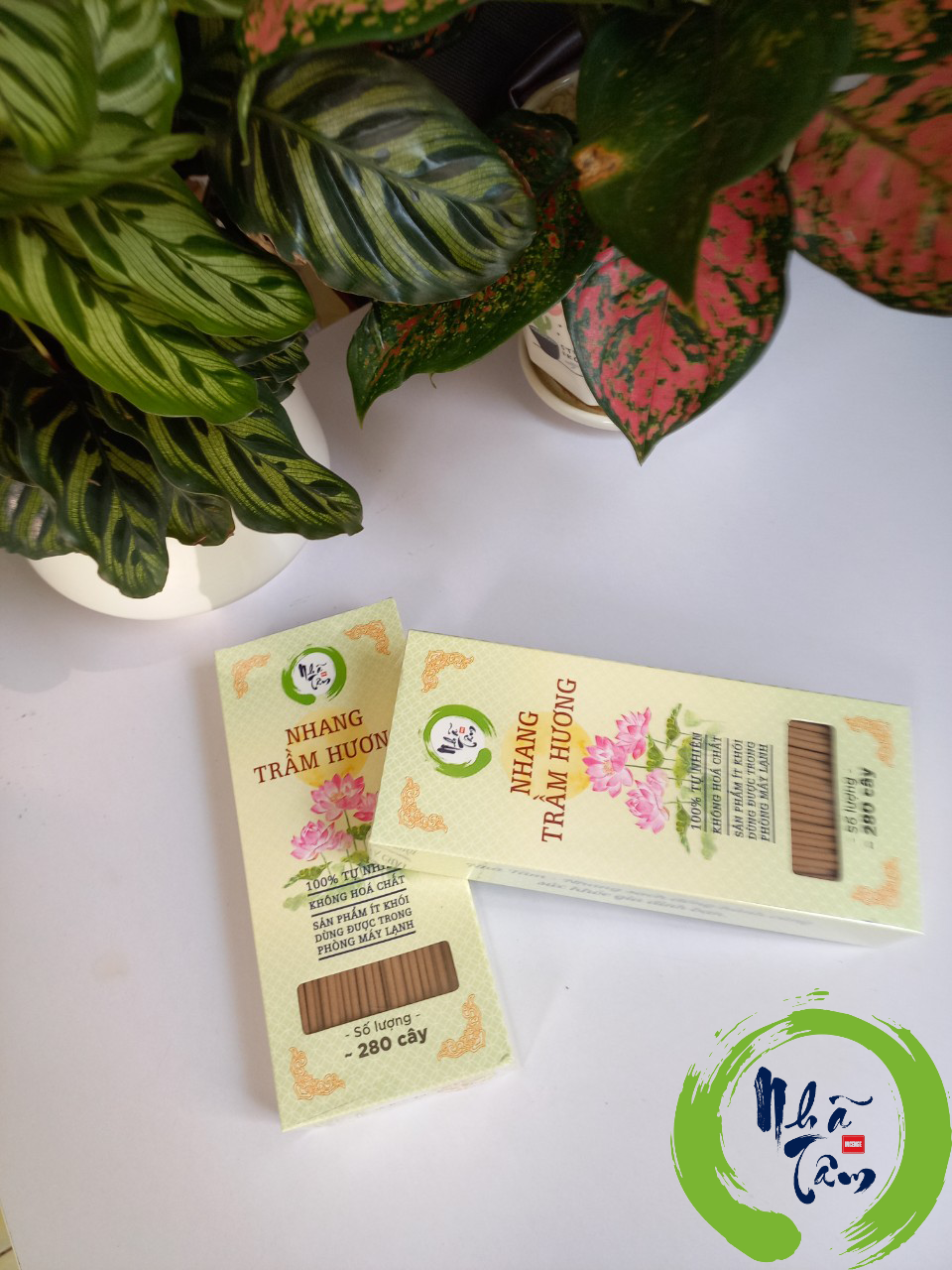 NHANG TRẦM HƯƠNG 20CMX180G TĂM ĐỎ