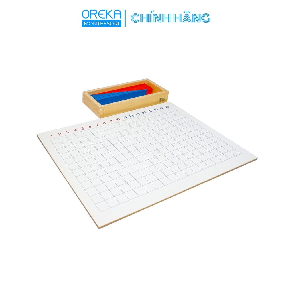 Đồ chơi trẻ em Oreka Montessori Phép cộng: Bảng thanh số - 0540100