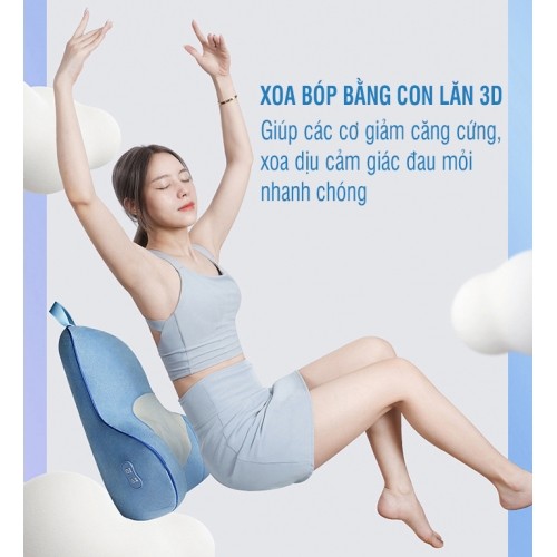 Máy massage lưng cổ vai gáy đa năng Mingzhen MZ-158L, có nhiệt hồng ngoại | OKbuy