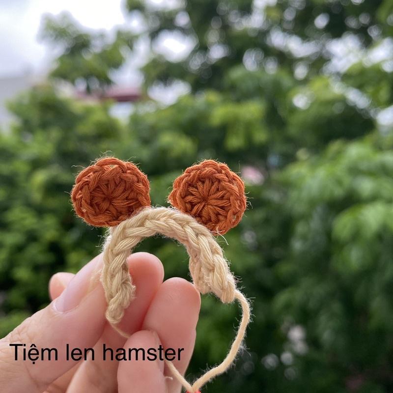 Băng đô cho hamster hình gấu