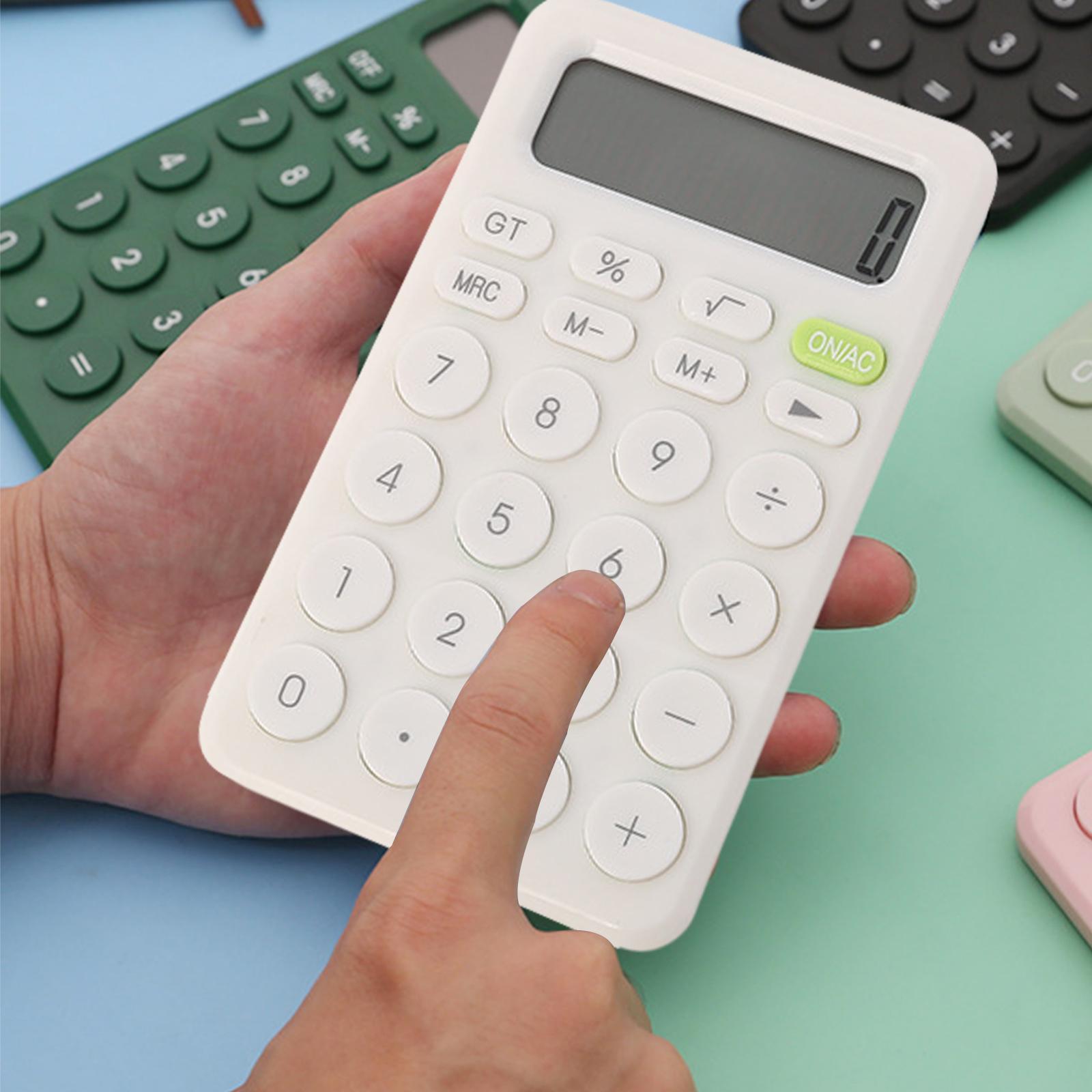 Mini Calculator Mathematics Learning Aid Pocket Calculator for Preschool Kindergarten Primary School Kids