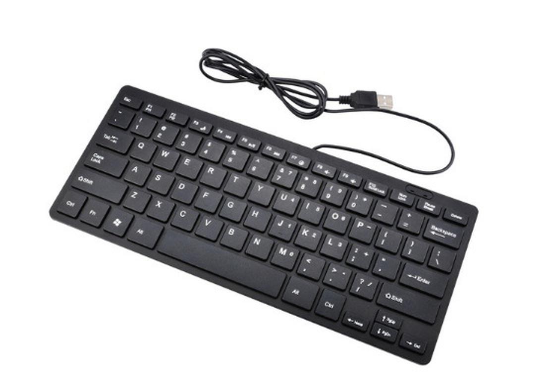 Bàn phím mini USB thuận lợi nhất Bàn phím có dây phím sô cô la K1000 tại chỗ một phím