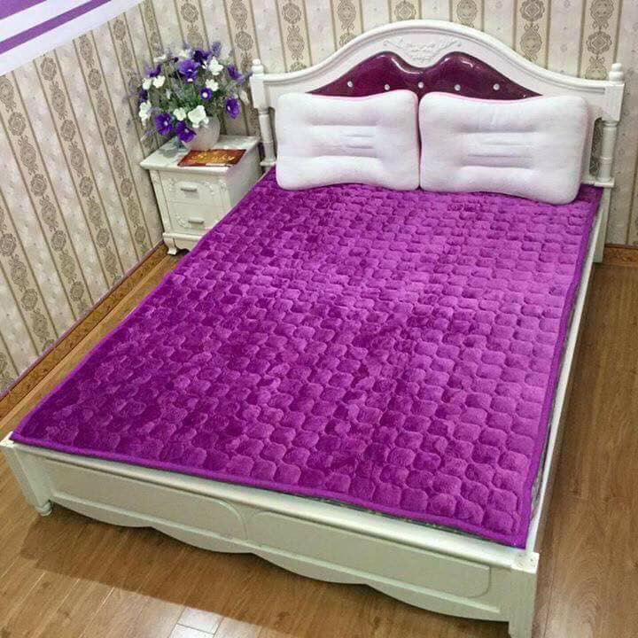 Thảm nhung trải giường mùa đông 1m8 x2m