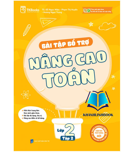 Sách - Combo Bài Tập Bổ Trợ Nâng Cao Toán Lớp 2 – Tập 1 + 2