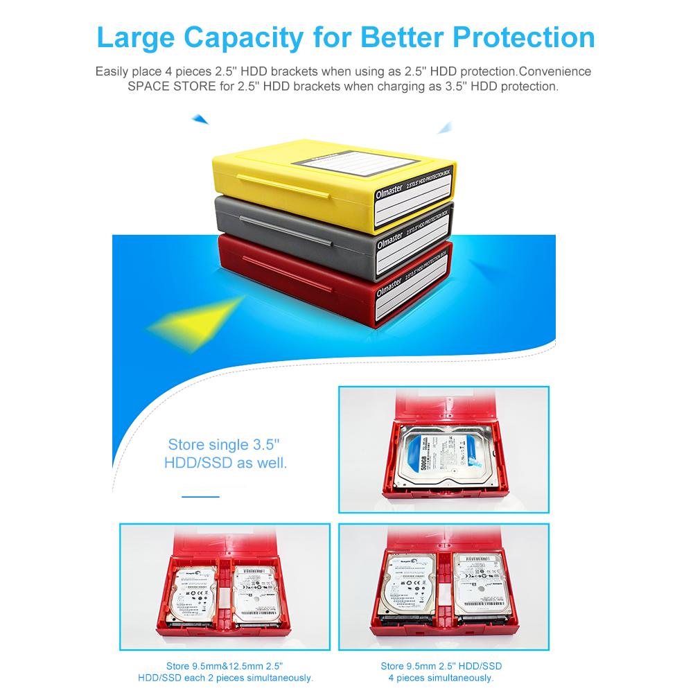Hộp đựng đĩa cứng OImaster HE-8500 2.5 / 3.5 "HDD SSD