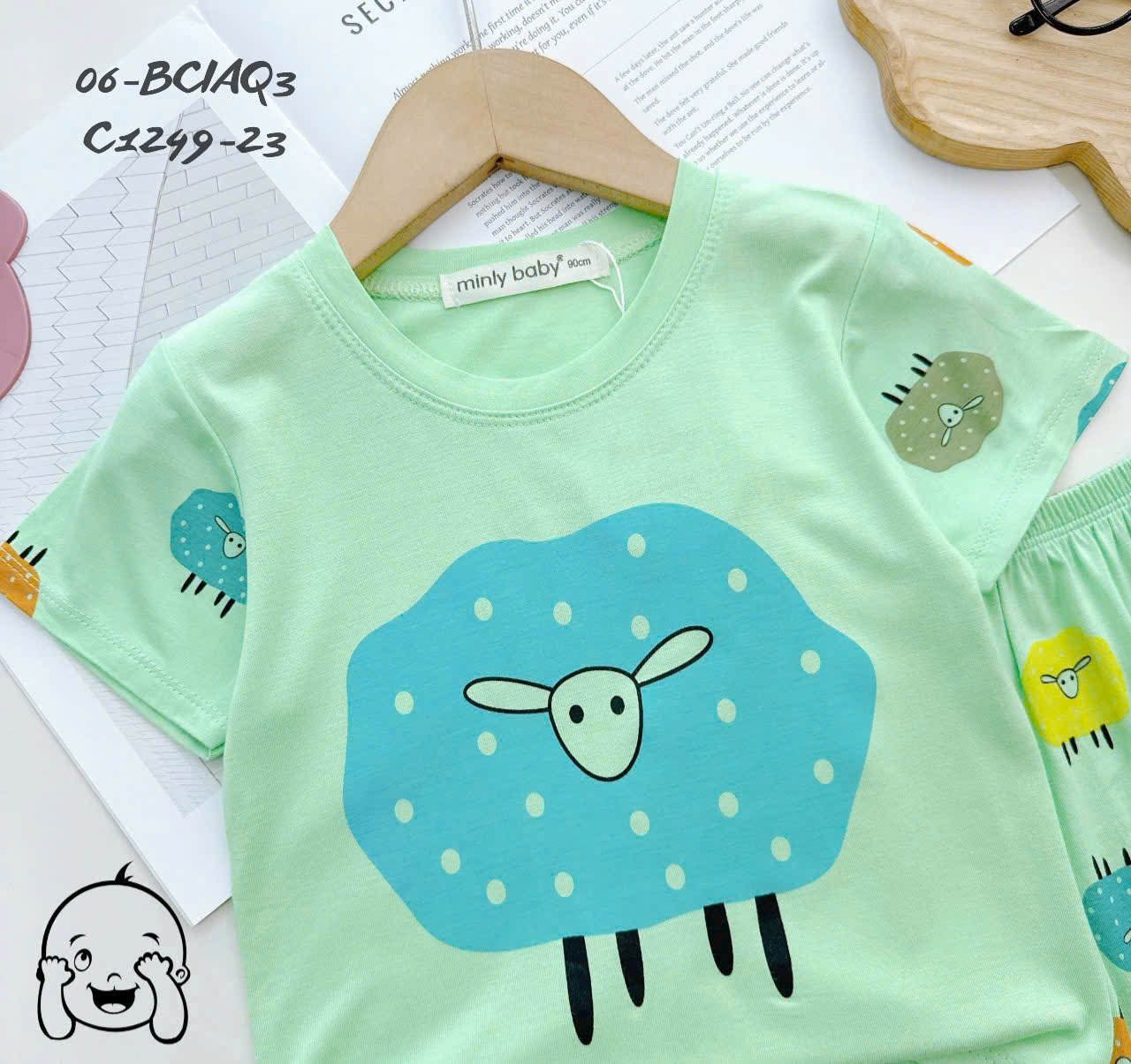 Đồ bộ bé trai, bộ cộc tay cho bé trai sơ sinh size 5-18kg chất thun lạnh mềm mịn mát