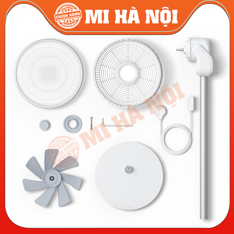 Quạt tích điện đối lưu Smartmi Xiaomi Gen 3 PRO Circulation Fan – Xoay 3D ngang dọc, pin 40 giờ liên tục Hàng chính hãng