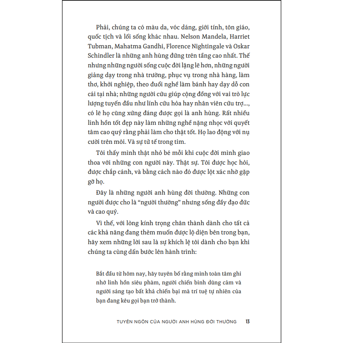 Tuyên ngôn của người anh hùng đời thường (Robin Sharma) (NXB Trẻ)