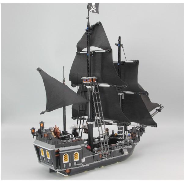 Đồ chơi Lắp Ráp Thuyền Cướp Biển Ngọc Trai Đen - Lion King 16006 CARIBBEAN PIRATE SHIP QUEEN BLACK PEARL