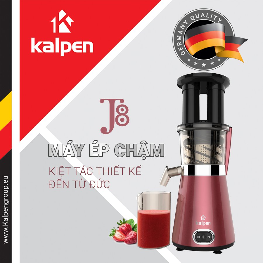 Máy ép chậm Kalpen J8 công suất 400W - Hàng chính hãng