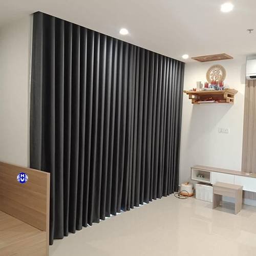 Rèm Vải Cao Cấp Cản Nắng 95% - Tặng Kèm Dây Vén Rèm - SIZE VỪA