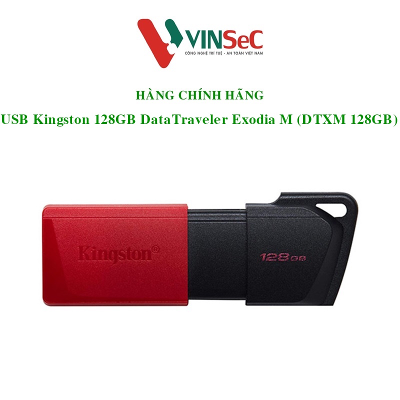 Usb Kingston Datatraveler Exodia M Usb Flash Drive 32G 64G 128G 256G - Hàng Chính Hãng - 128Gb