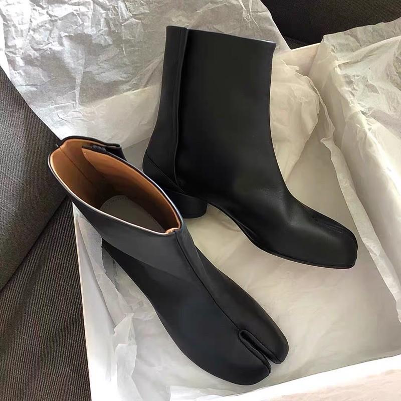 Boots cao gót móng heo maison margie ( ảnh thật sau