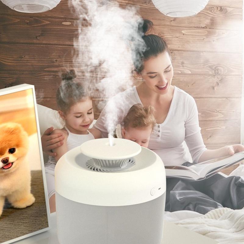 2400ML Tinh Máy Khuếch Tán Tinh Dầu Siêu Âm Thanh Máy Tạo Độ Ẩm Không Khí Máy Khuếch Tán Tinh Dầu Lộc Nhiều Màu Sắc Đèn Ngủ Văn Phòng Nhà Sương Sương Mù Làm