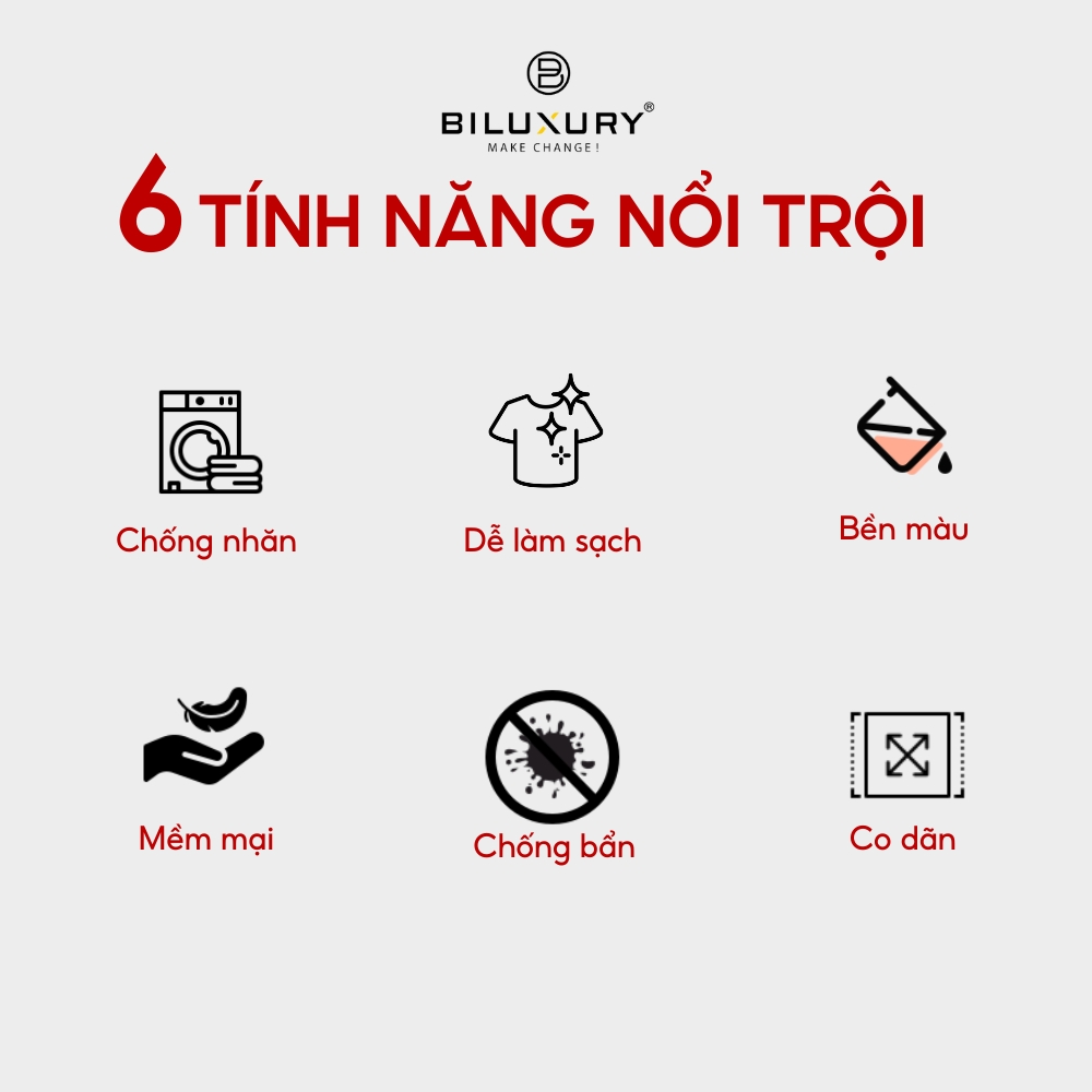 Áo Polo Nam Biluxury 7APCT001TRK  Form Slimfit Ôm Vừa Tôn Dáng Phối Viền Cổ Nổi Bật