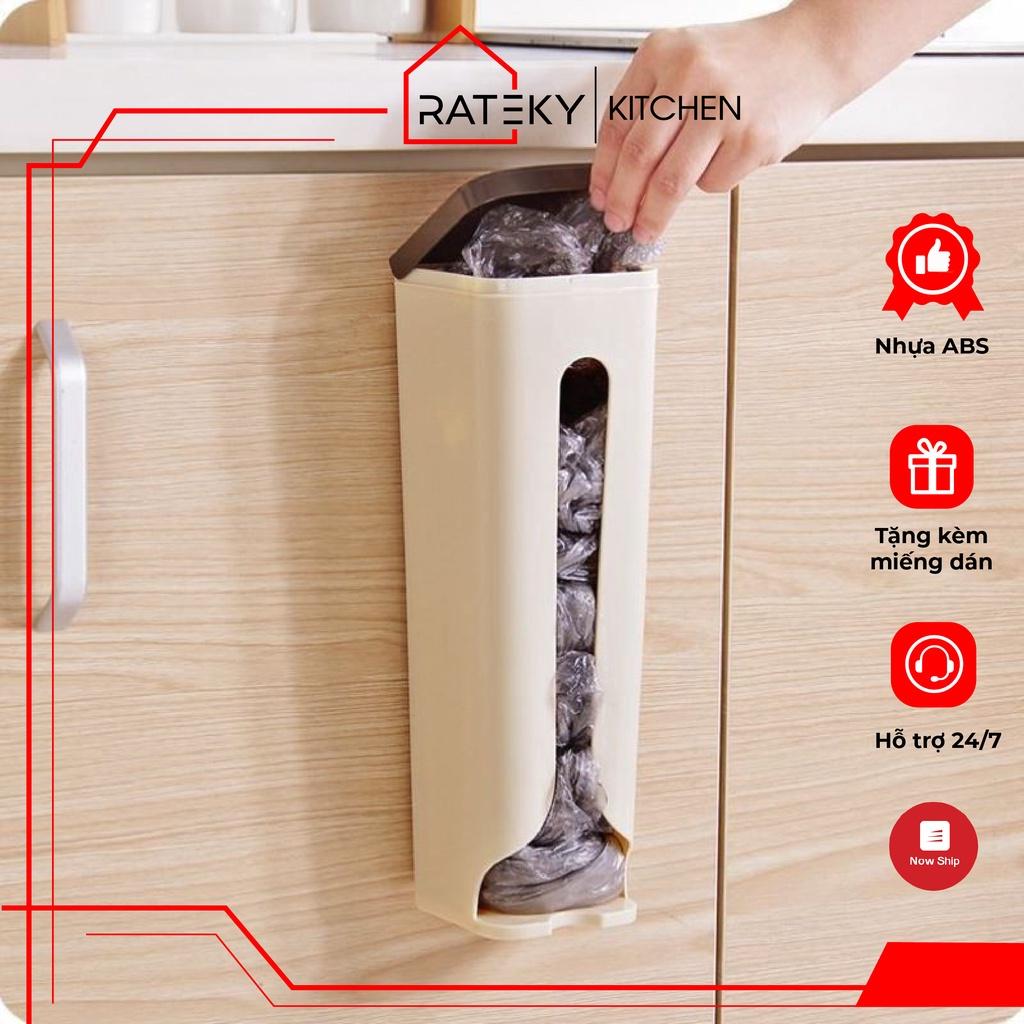 Hộp Nhựa Đựng Túi Nilon Dán Tường Nhà Bếp Nhà Vệ Sinh Tiện Lợi
