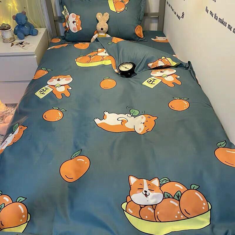 Bộ cotton poly Cáo vàng