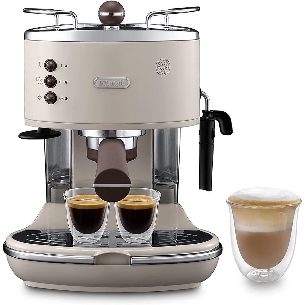 Máy Pha Cà Phê Delonghi Icona Vintage Ecov311, Máy Pha Cafe, Công Suất 1100W, Dung Tích 1.4L, Nhập Đức, BH 12 Tháng