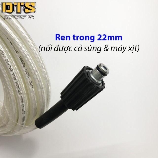 Bộ 20m dây rửa xe và súng xịt - súng rửa xe áp lực cao