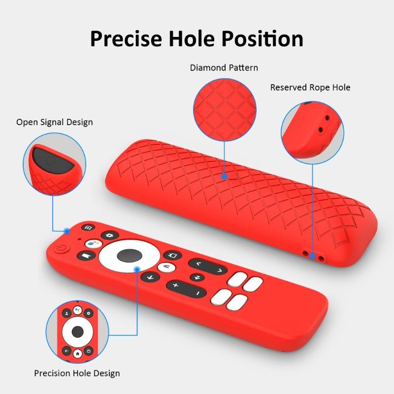 Vỏ bảo vệ từ xa bằng silicon cho MECOOL KD3 Android stick Tay cầm điều khiển từ xa Vỏ thân thiện với da Vỏ phát sáng Màu sắc: Trắng