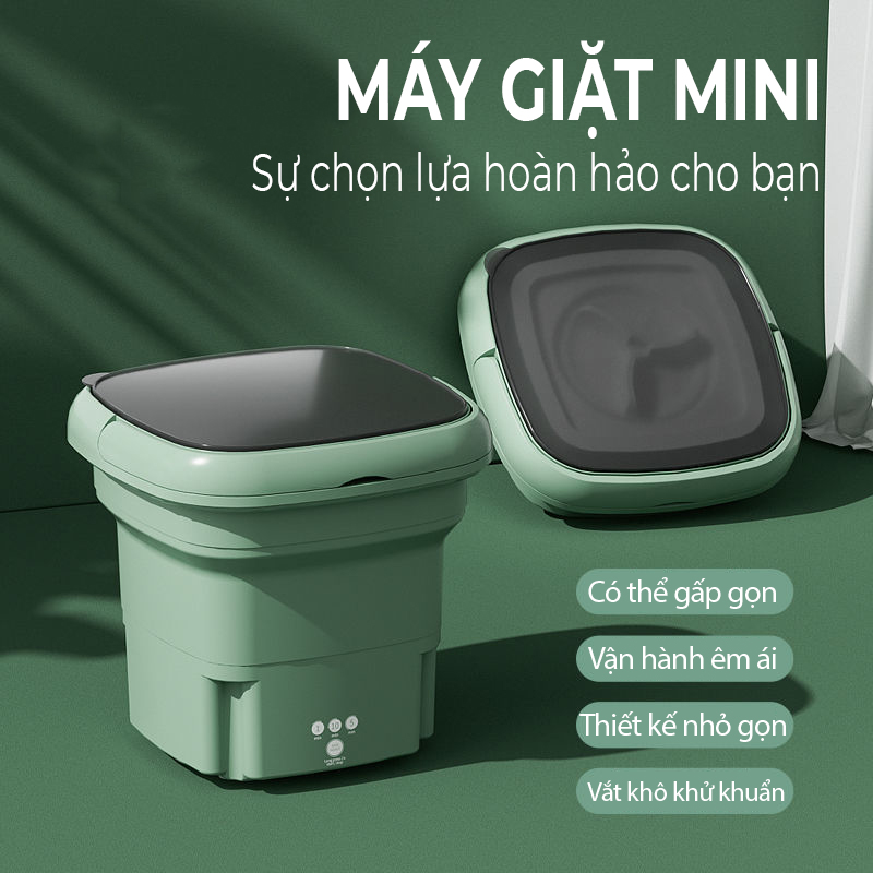 Máy Giặt Mini Di Động, gấp gọn tiện lợi- K1397