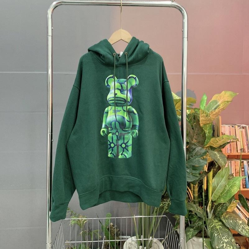 Áo hoodie unisex xanh trendy 2022