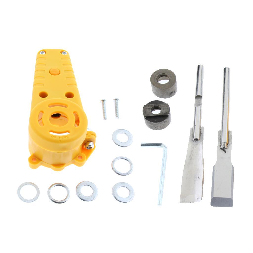 Woodworking Power Chisel Attachment Set With 2PCS Chisels For Angle Grinder