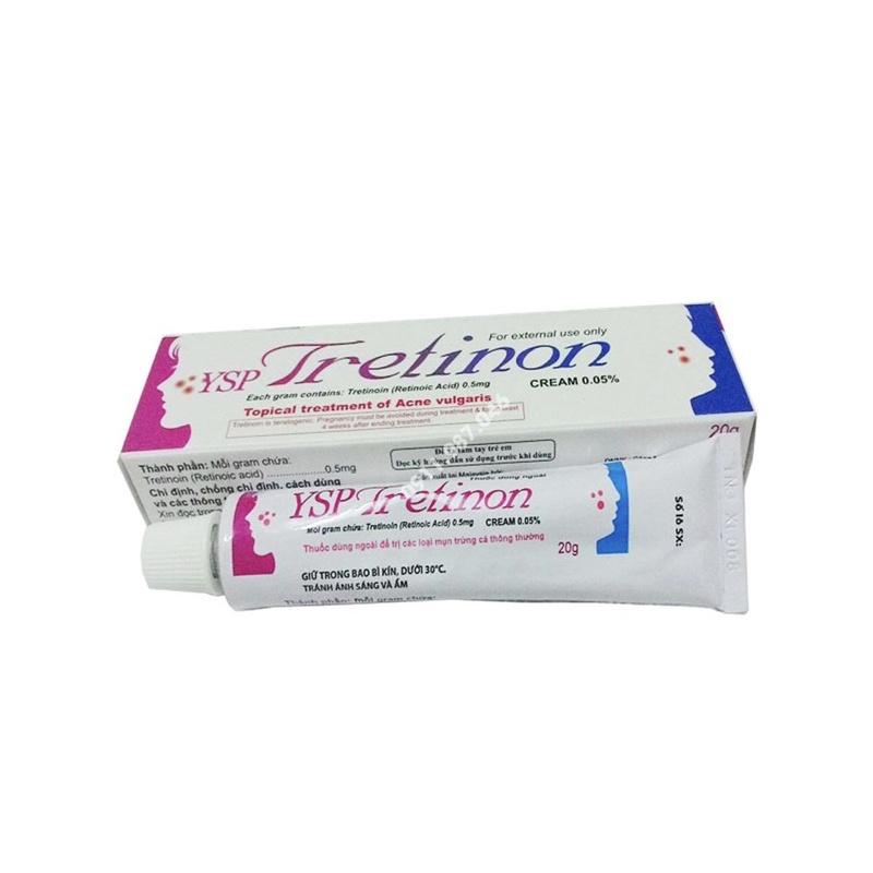 TRETINON (TRETINOIN 0.05%)-ĐÁNH BAY MỤN VÀ ĐẨY NHANH QUÁ TRÌNH TÁI TẠO DA