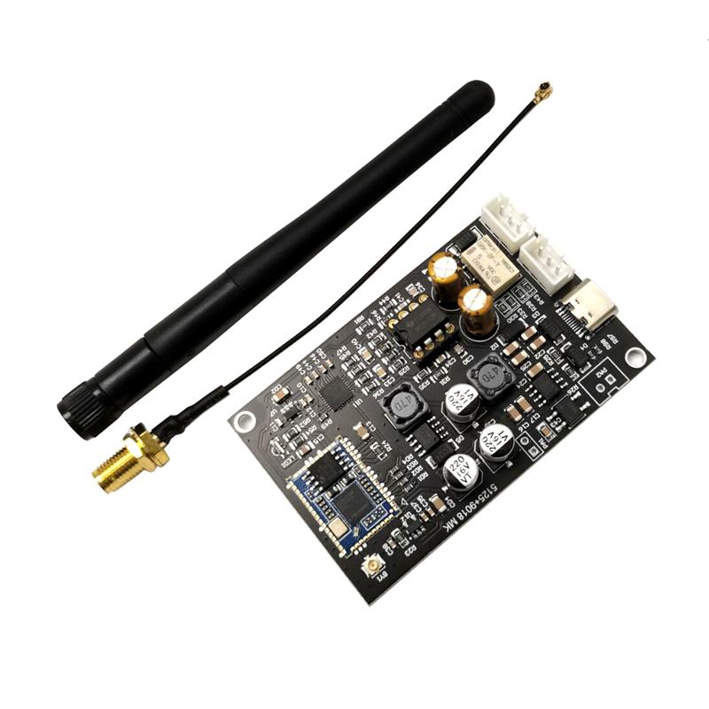 DLHIFI QCC5125 Bluetooth 5.1 Trình nhận bộ chuyển đổi LDAC APTX HD ES9018 DAC với đầu vào dòng Opamp NE5532 cho bộ khuếch đại âm thanh HIFI