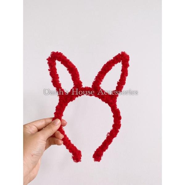 Bờm tóc tai gấu, tai thỏ lông xù