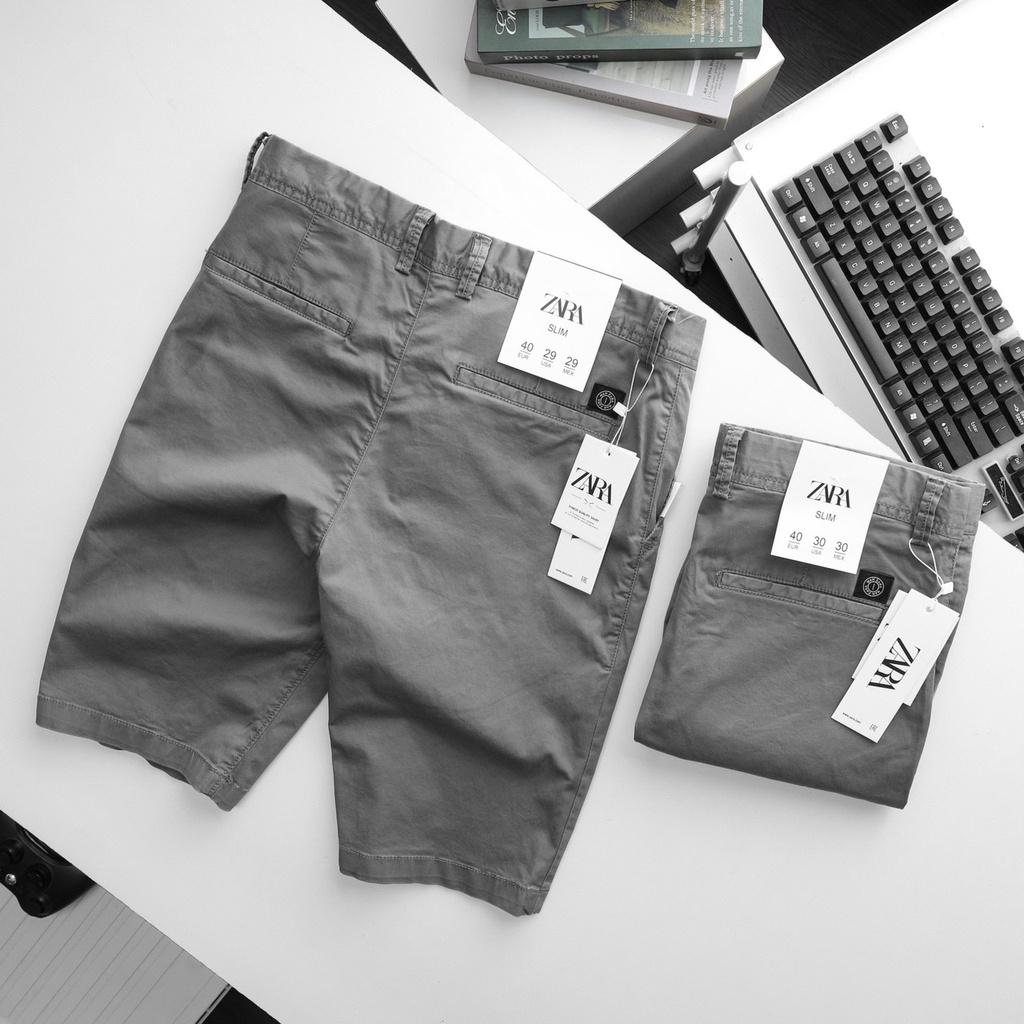 Quần short Kaki 3 màu XÁM / ĐEN / BE - QSKZ | LASTORE MENSWEAR