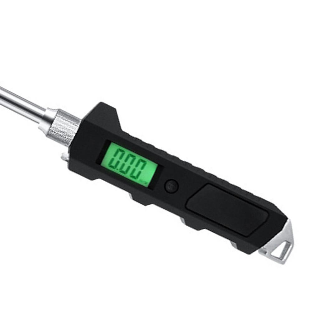 2x 0-16 Bar Dual Head Digital Tire Pressure Gauge Stainless Steel for Trucks
