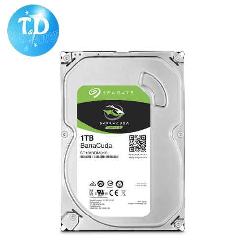 Ổ cứng HDD Seagate BarraCuda 1TB 3.5inch SATA III 64MB Cache 7200RPM - Hàng chính hãng FPT phân phối