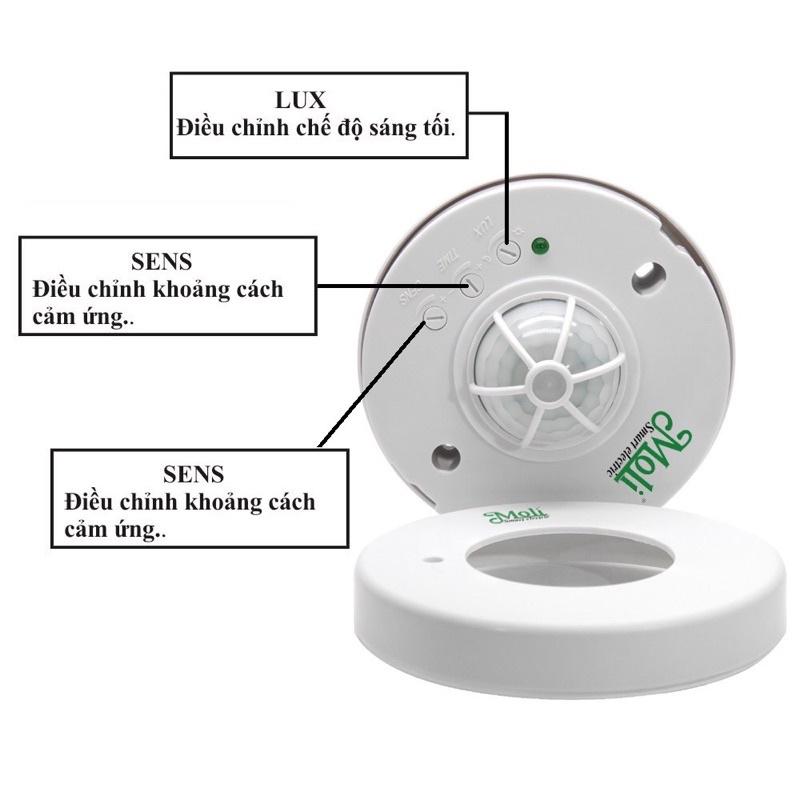 CÔNG TẮC CẢM ỨNG HỒNG NGOẠI MOLI - CẢM ỨNG BẬT ĐÈN ÂM TRẦN