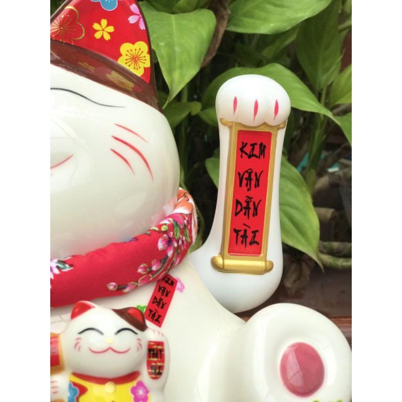 Mèo Hồng Phát,Cao 25cm, phiên bản Việt_Trung