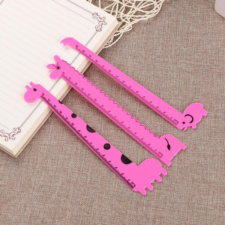 Thước kẻ hươu cao cổ 15cm ngộ nghĩnh cho bé vui học