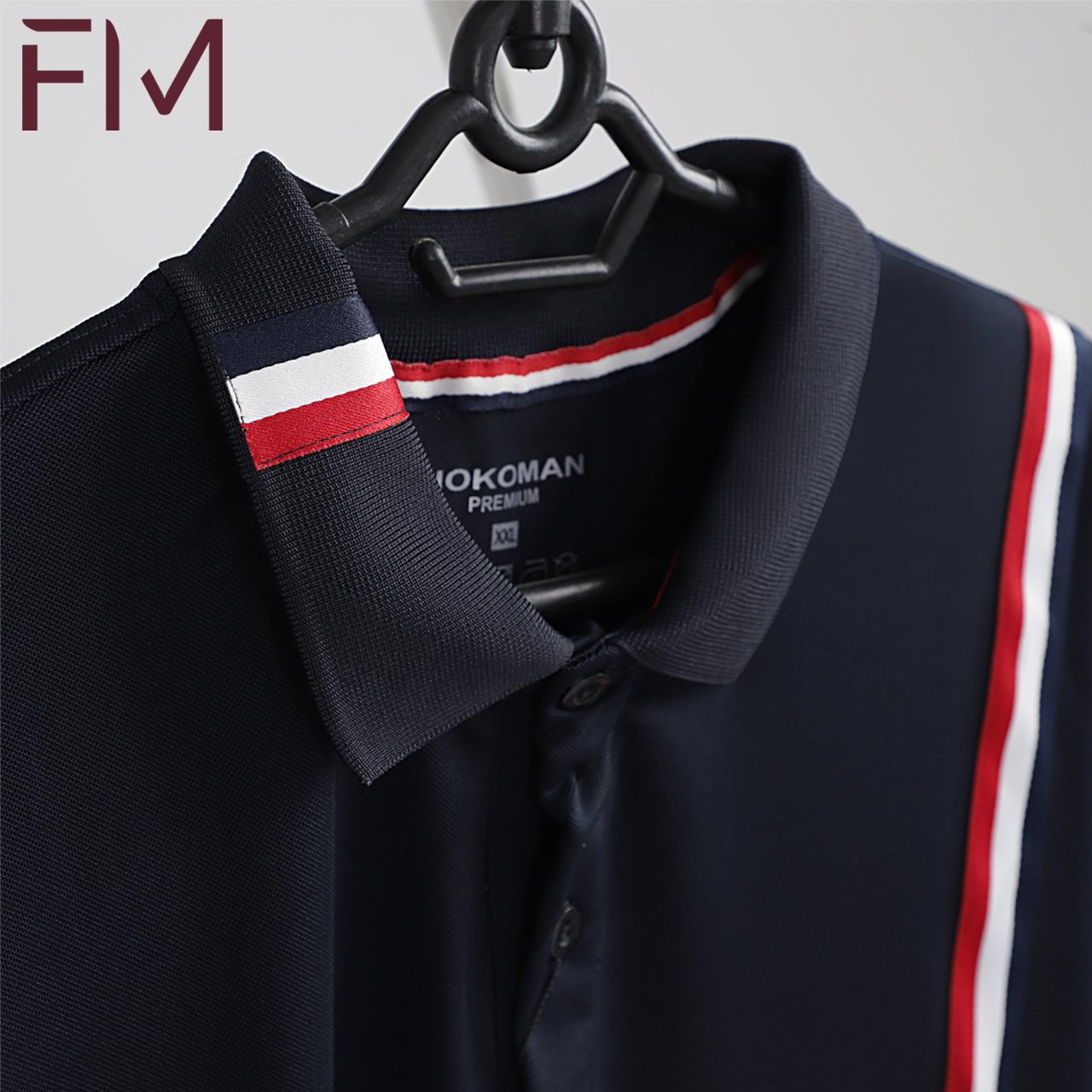 Áo polo nam, thời trang nam chất vải cao cấp, thiết kế kẻ dọc sang trọng, phù hợp nhiều hoạt động - FORMEN SHOP - FMHK005