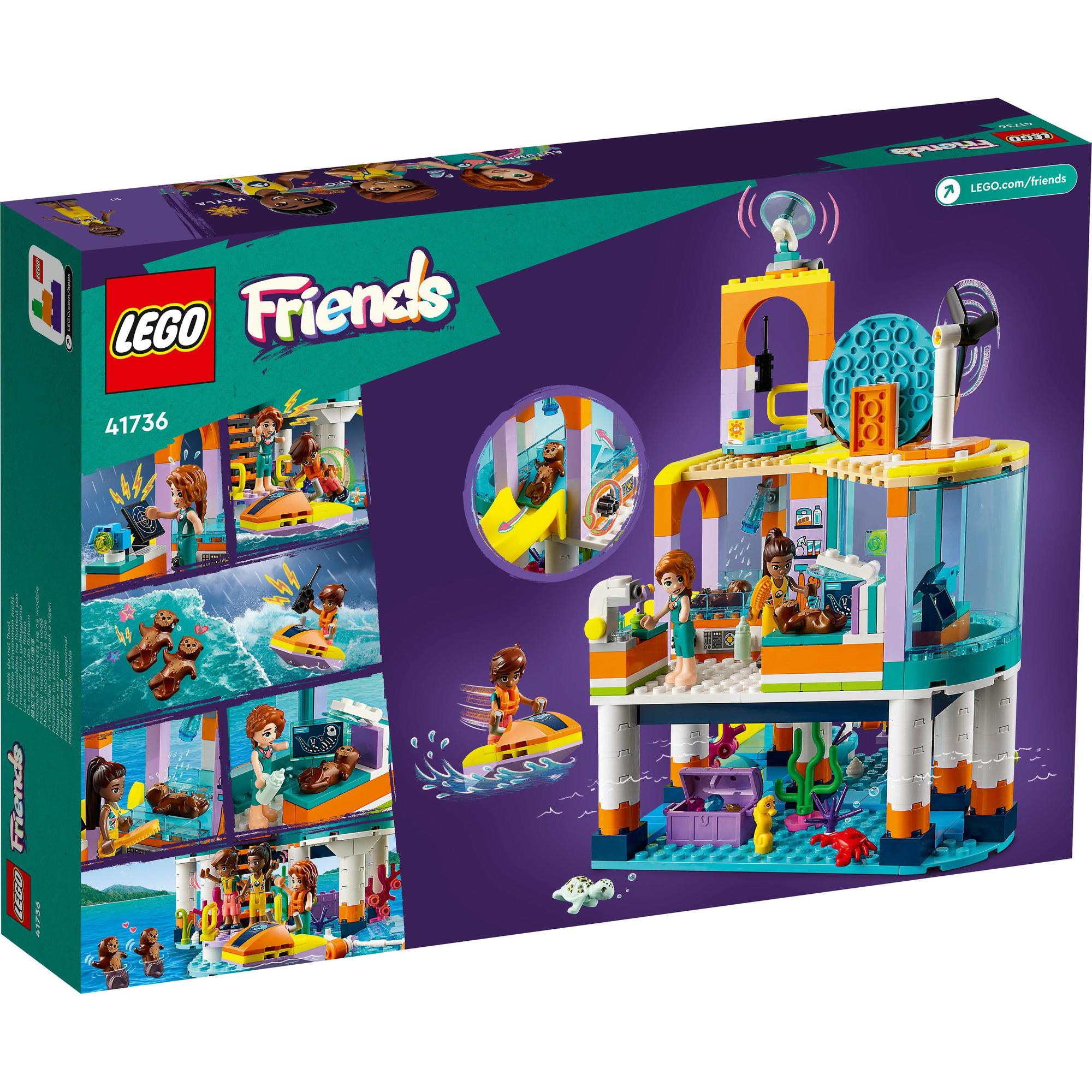 LEGO Friends 41736 Đồ chơi lắp ráp Trung tâm cứu hộ sinh vật biển (376 chi tiết)