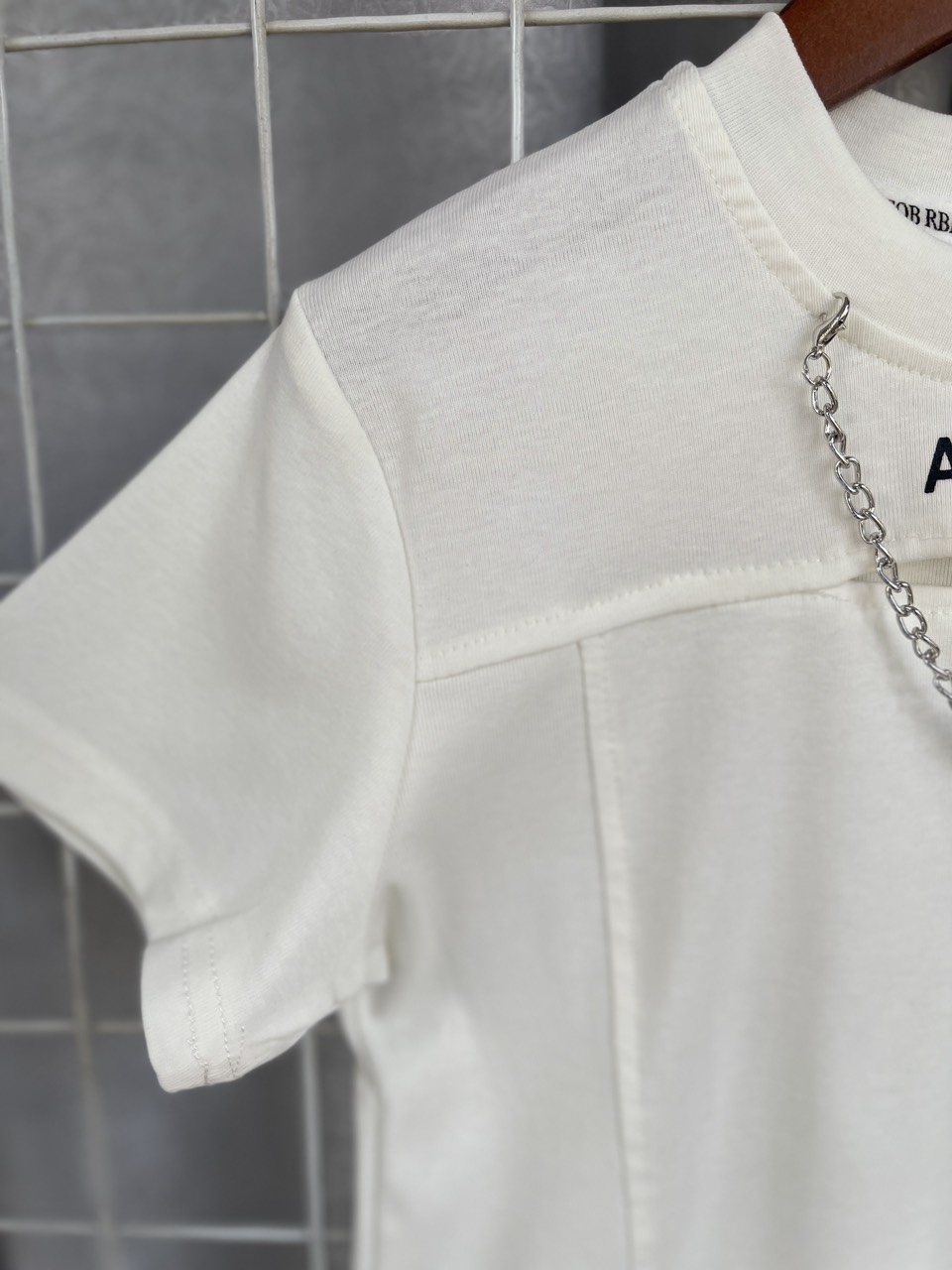 Áo thun bé gái cộc tay 2-7 tuổi in chữ ANNAKIK vải cotton co giãn thấm hút mồ hôi kiểu dáng thời trang