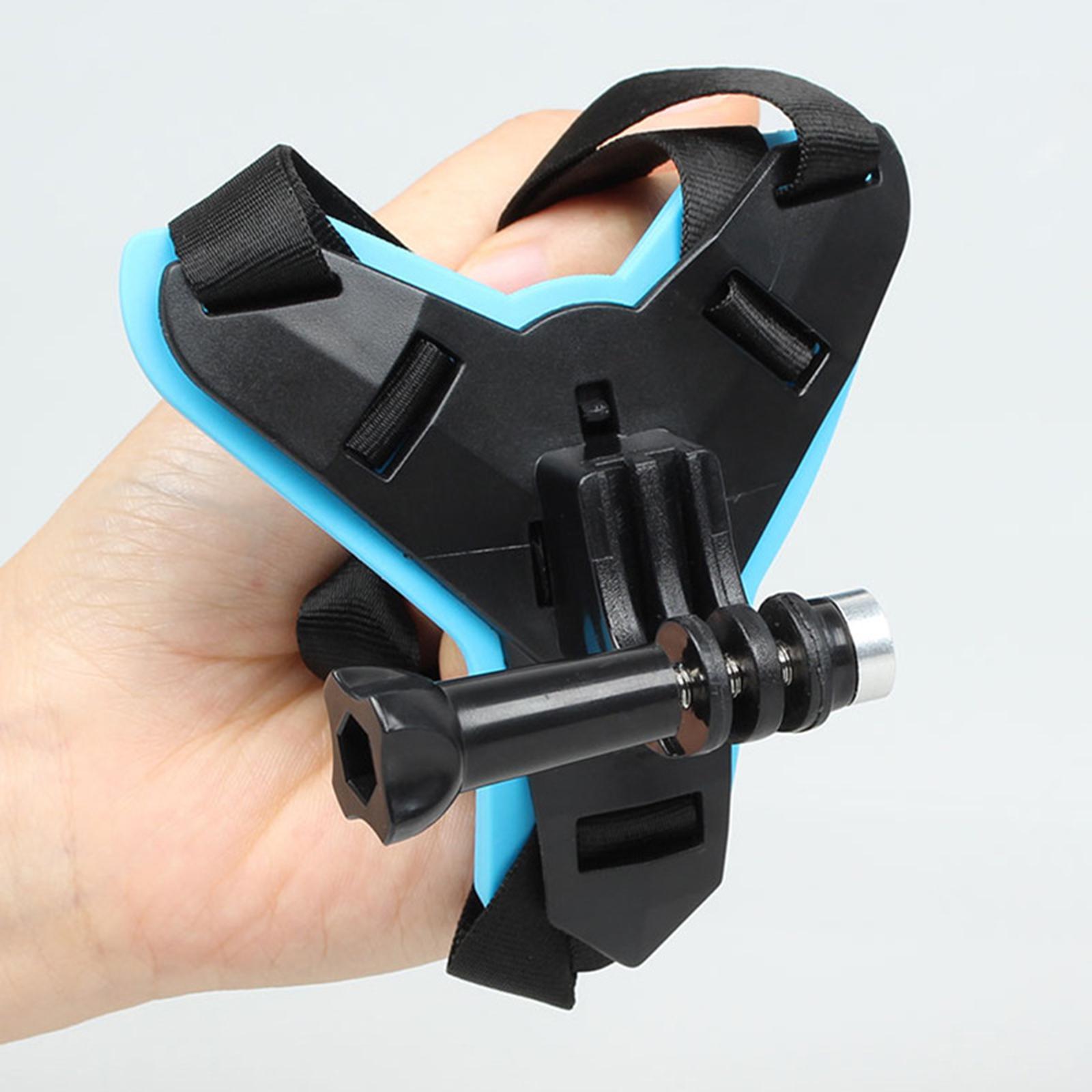 Helmet Chin Strap Mount for GoPro Hero 9/8/7//6/5 blue