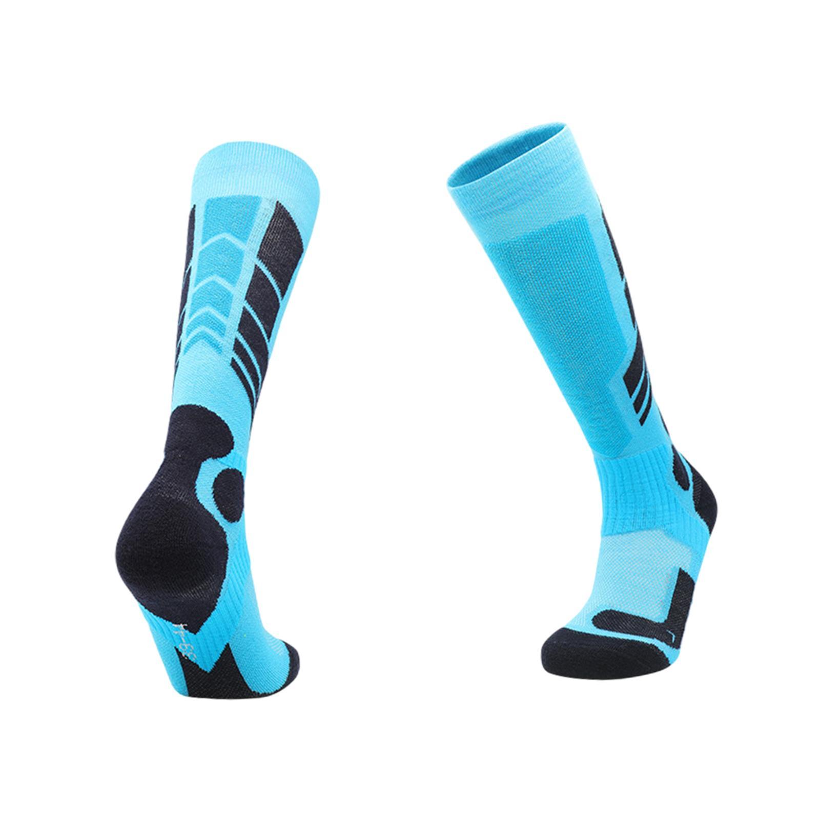 Ski Socks Winter Knee High Socks for Snowboarding Volleyball Mens Women