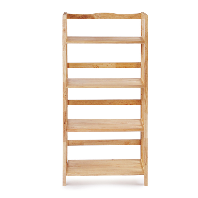 Kệ Sách 4 Tầng Dài 50 cm Gỗ Cao Su