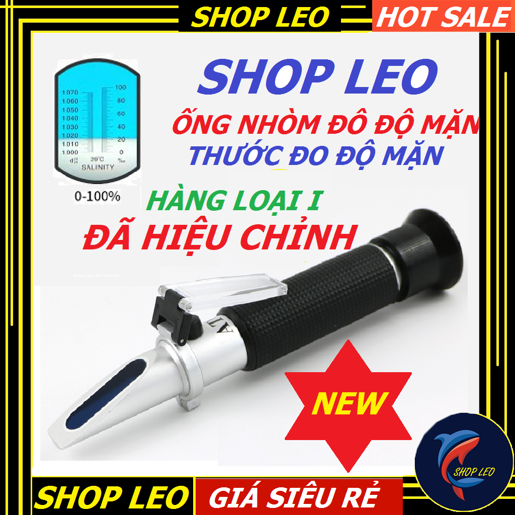 Bút Đo Mặn bể nước mặn- Ống Nhòm Đo Độ Mặn – Khúc Xạ Kế Hồ Cá Biển - phụ kiện hồ nước mặn - shopleo