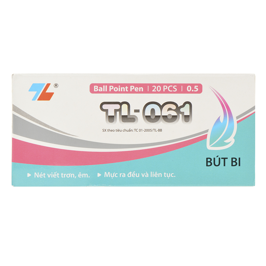 Hộp 20 Bút Bi Thiên Long TL-061 - Đen