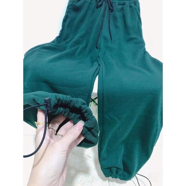 Quần jocger xanh rêu TC6