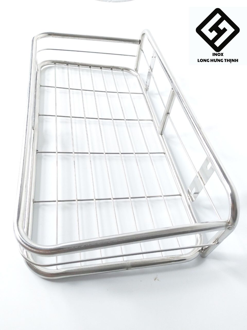 Kệ đựng gia vị nhà bếp INOX không gỉ sét, sáng bóng, kích thước nhỏ gọn, tiện lợi, nhiều size cm