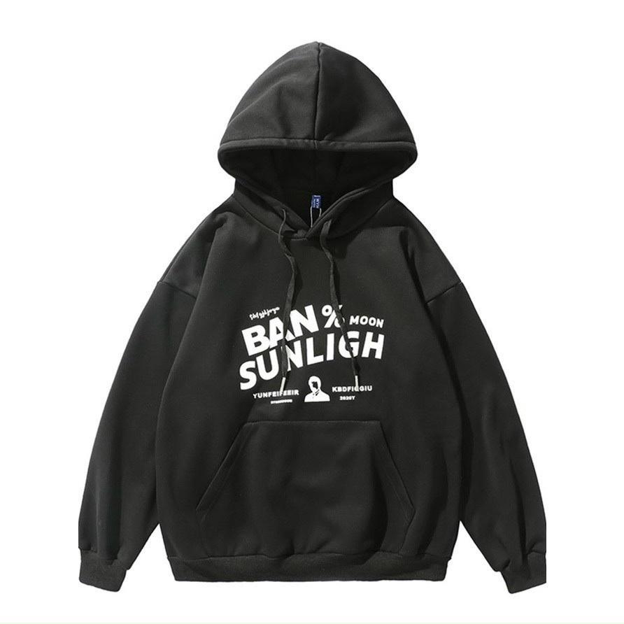 Áo hoodie form rộng Unisex nỉ ngoại BAN%