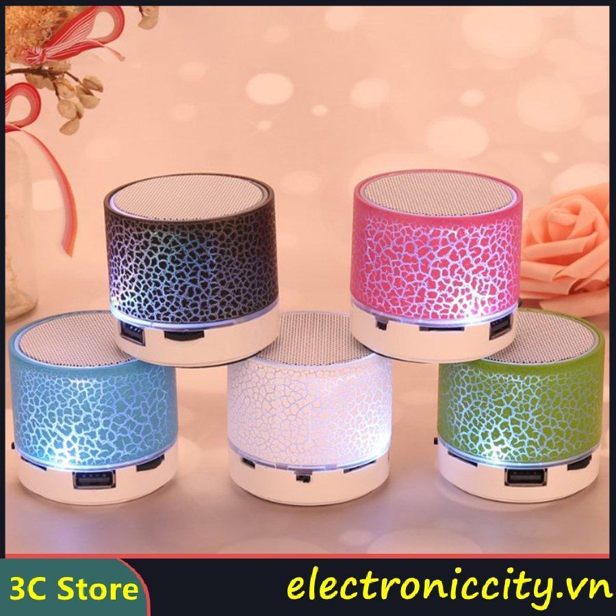 Loa bluetooth mini có đèn led nhiều màu sắc A9 hỗ trợ Usb/ Aux/ thẻ Tf/ Fm